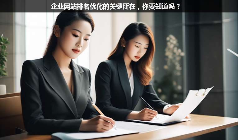 企業(yè)網(wǎng)站排名優(yōu)化的關(guān)鍵所在，你要知道嗎？